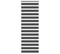 (black, 70 x 230 cm) vidaXL Zebra Blind Dark Grey 60x230 cm Fabric Width 55.9 cm Polyester