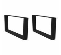 Dining Table Legs V-Shape Desk Legs Kitchen Furniture Leg 3 pcs Steel vidaXL