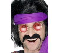 Black 70s Fake Moustache