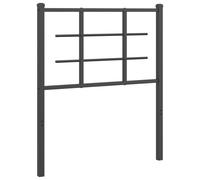 (black, 75 cm) vidaXL Metal Headboard Bedroom Home Decor Bed Header Bed Headboard Black 90 cm
