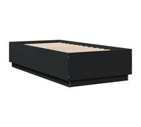 (black, 75 x 190 cm) vidaXL Bed Frame Bedroom Bed Base Bedstead Mattress Foundation Engineered Wood