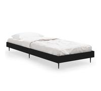 (black, 75 x 190 cm) vidaXL Bed Frame Bedroom Platform Bed Frame Bedstead Bed Base Engineered Wood