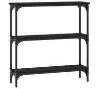 (black, 75 x 22.5 x 75 cm) vidaXL Console Table End Table Hallway Stand Side Sofa Table Engineered Wood