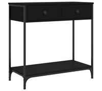 (black, 75 x 34.5 x 75 cm) vidaXL Console Table Side End Table Hallway Stand Sofa Table Engineered Wood