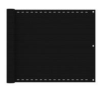 (black, 75 x 400 cm) vidaXL Balcony Screen HDPE Outdoor Garden Protective Fence Privacy Sunshade