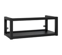 (black, 79 x 38 x 31 cm) vidaXL Wall-mounted Bathroom Washbasin Frame Iron Multi Sizes White/Black