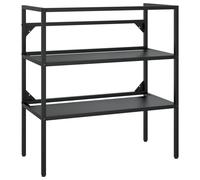 (black, 79 x 38 x 83 cm) vidaXL Bathroom Washbasin Frame Iron Home Wash Stand Multi Sizes White/Black