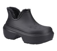 (Black, 8 (Adults')) Crocs Stomp Shorty Thermoplastic Women's Black Boots