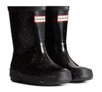 Hunter Boot Company Kid's First Original Giant Glitter Wellington Boots in Black, Size 8, Rubber/Polyester | Charlies