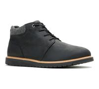 (Black, 8 (Adults')) Hush Puppies Jenson Leather Men's Black Ankle Boots