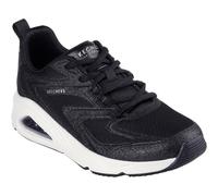 (Black, 8 (Adults')) Skechers Tres-Air Uno Glit-Airy Women's Black Trainers