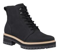 (Black, 8 (Adults')) TOMS Wylder Leather Women's Black Boots