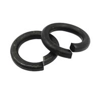 Black 8. Steel Spring Lock Washers M2-M24 Split Elastic Gasket
