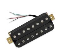 Black 8 String Electric Guitar Humbucker Pickups Durable Plastic Bobbin Guitar Parts Pickups Set(Color:Bridge)