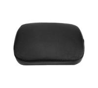 Black 8 Suction Cup Motorcycle Rear Passenger Cushion Pillion Pad Seat Compatible With Touring Sportster XL Softail Road Models Aftermarket Replacement