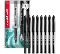 (Black, 8) uni-ball AIR Micro 0.5mm Fine Rollerball Pen, UBA-188-M