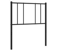 (black, 80 cm) vidaXL Metal Headboard Bed Base Header Bedstead Headboard Bedroom Bed Header
