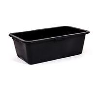 Black 80 ltr mortar mixing box building container, 3 sizes avaliable