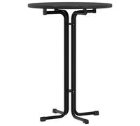 (black, 80 x 110 cm) vidaXL Dining Table Dining Room Kitchen Dinner Table Engineered Wood and Steel