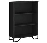 vidaXL Bookcase Black 80x31x106 cm Engineered Wood