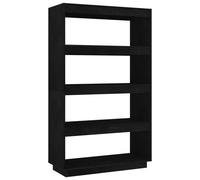 (black, 80 x 35 x 135 cm) vidaXL Solid Pinewood Book Cabinet/Room Divider Multi Colours Multi Sizes