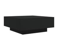 vidaXL Coffee Table Black 80x80x31 cm Engineered Wood