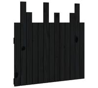 (black, 82.5 x 3 x 80 cm) vidaXL Solid Wood Pine Wall Headboard Bedroom Bed Header Multi Colours/Sizes
