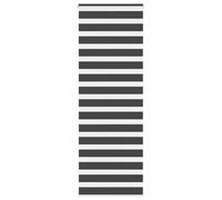 (black, 85 x 230 cm) vidaXL Zebra Blind Fabric Polyester