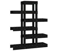 (Black, 85 x 25 x 109.5 cm) vidaXL Solid Wood Pine Plant Stand Planter Holder Shelf Multi Colours/Sizes