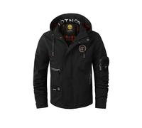 (Black 8899, Asian 4XL(85-95Kg)) New Men's Outdoor Waterproof Multi-Pocket Oversized Flight Jacket Casual Fashion Windbreaker Hooded Winter Coat Clothing Warmth