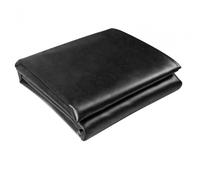 (Black 8ft) Billiard Pool Table Cover Latex Leather Ping Pong Table Cover for All Season Brown 7ft