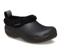 (Black, 9 (Adults')) Crocs Classic Lined Shorty Thermoplastic Men's Black Slippers