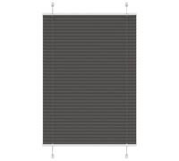 (black, 90 x 100 cm) vidaXL Pleated Blind Blue 80x100 cm Fabric Width 79.4 cm Polyester