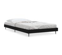 (black, 90 x 190 cm) vidaXL Bed Frame Bedroom Platform Bed Frame Bedstead Bed Base Engineered Wood