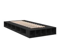 (black, 90 x 190 cm) vidaXL Bed Frame Home Bed Base Brown Oak 180x200 cm Super King Engineered Wood