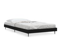 (black, 90 x 200 cm) vidaXL Bed Frame Bedroom Platform Bed Frame Bedstead Bed Base Engineered Wood