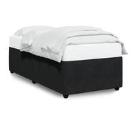 (black, 90 x 200 cm) vidaXL Bed Frame Home Bed Base Mattress Foundation Dark Grey 80x200 cm Velvet