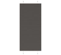 vidaXL Pleated Blind Black 90x200 cm Fabric Width 89.4 cm Polyester