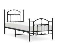 Metal Bed Frame Bedroom Platform Bed Base Bedstead Mattress Foundation vidaXL