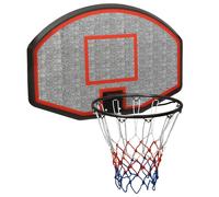 (black, 90 x 60 x 2 cm) vidaXL Basketball Backboard Polyethene Hoop Board Black/White Multi Sizes