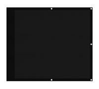 vidaXL Balcony Screen Black 90x700 cm 100% Polyester Oxford, Black