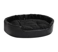 (black, 90 x 79 x 20 cm) vidaXL Dog Bed Pet Cushion Dog Sofa Couch Pet Mattress Plush and Faux Leather