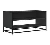(black, 91 x 40 x 46 cm) vidaXL TV Cabinet TV Stand Media TV Unit Engineered Wood and Metal