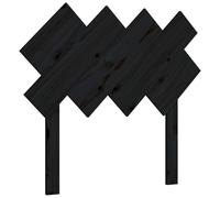 (black, 92 x 3 x 81 cm) vidaXL Bed Headboard Home Bedroom Decorative Bed Header Panel Solid Wood Pine