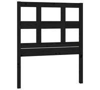 (black, 95.5 x 4 x 100 cm) vidaXL Bed Headboard Home Bedroom Decorative Bed Header Panel Solid Wood Pine