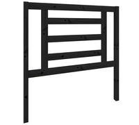 (black, 96 x 4 x 100 cm) vidaXL Bed Headboard Bedroom Bed Header Decorative Headboard Solid Wood Pine