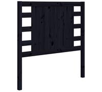 (black, 96 x 4 x 100 cm) vidaXL Headboard Bedroom Bed Headboard Decorative Bed Header Solid Wood Pine