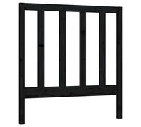 (black, 96 x 4 x 100 cm) vidaXL Solid Wood Pine Bed Headboard Home Wooden Furniture Multi Colours/Sizes