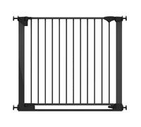 Safetots SafeStep Gate, Black, 96cm - 103cm, Extra Low Walkthough, 81cm Extra Wide Doorway, One Piece Extra Wide Gate for Stairs, Hallways and Doors, Baby and Toddler, Easy Installation