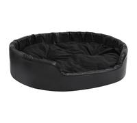 (black, 99 x 89 x 21 cm) vidaXL Dog Bed Pet Cushion Dog Sofa Couch Pet Mattress Plush and Faux Leather